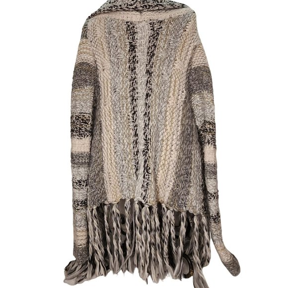 BETHANY MOTA Special Edition Bohemian Sweater Fringe Cardigan Cardi Size XS - Picture 3 of 10